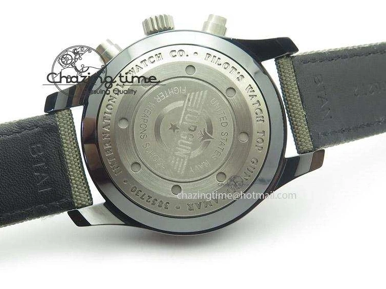 MIROTIME 0707 Pilot Top Gun Miramar IWC388002 ZF 1:1 Best Edition Ceramic Case On Nylon Strap A Practical 7345